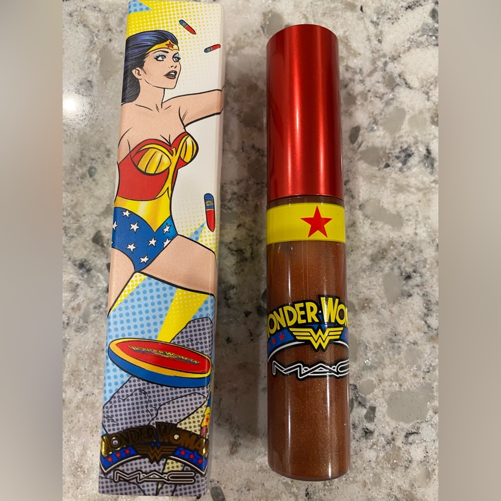 MAC Wonder Woman Lip Gloss “Secret Identity” Authentic, NIB